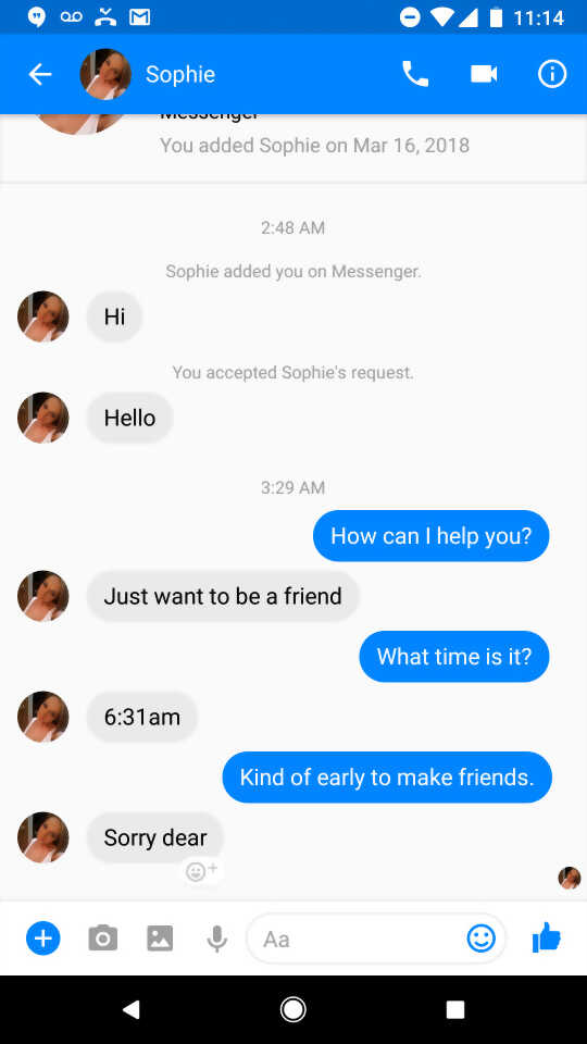 friendly stranger